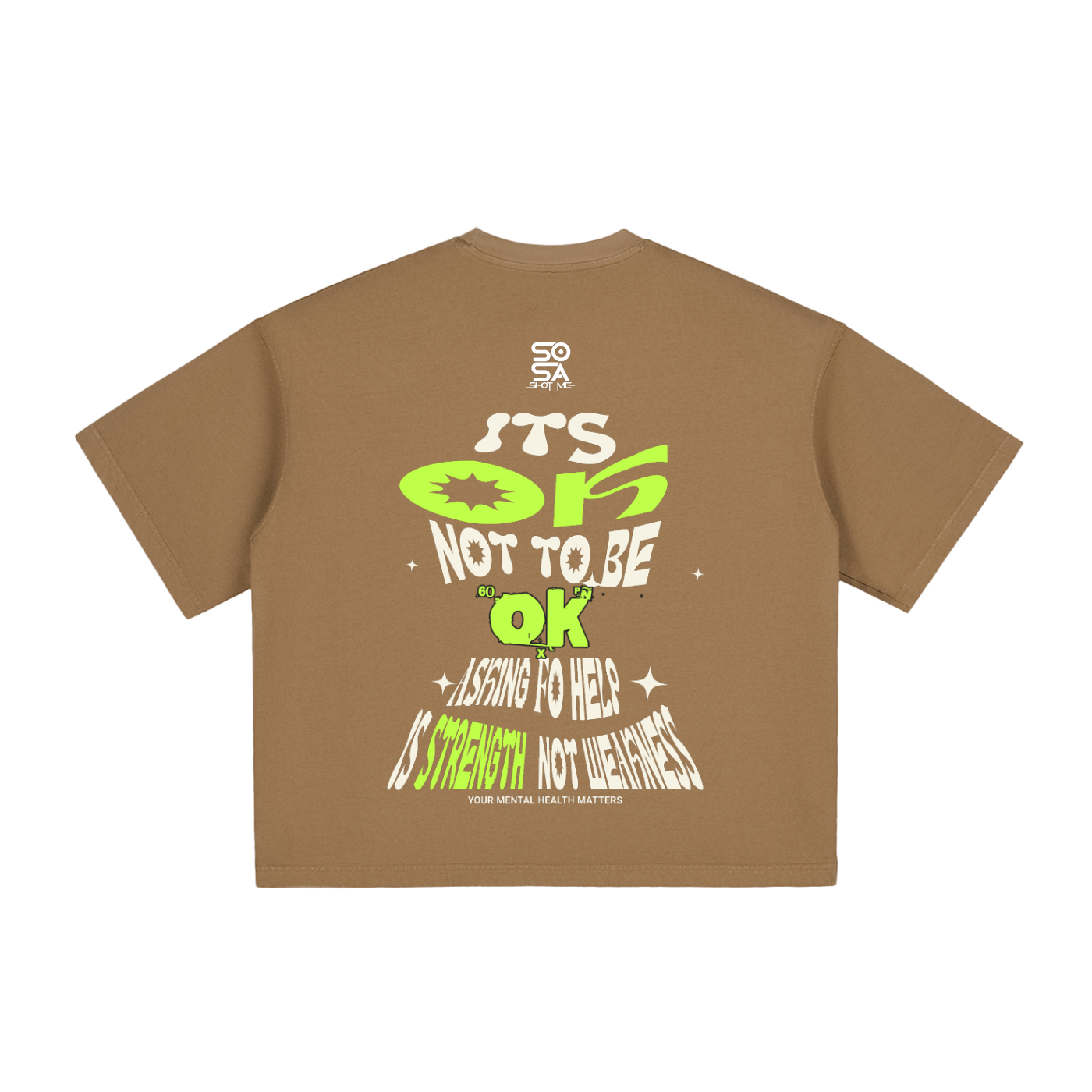 Mental health Washed Boxy T-Shirt