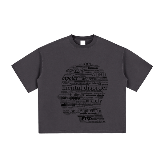 Mental health Washed Boxy T-Shirt