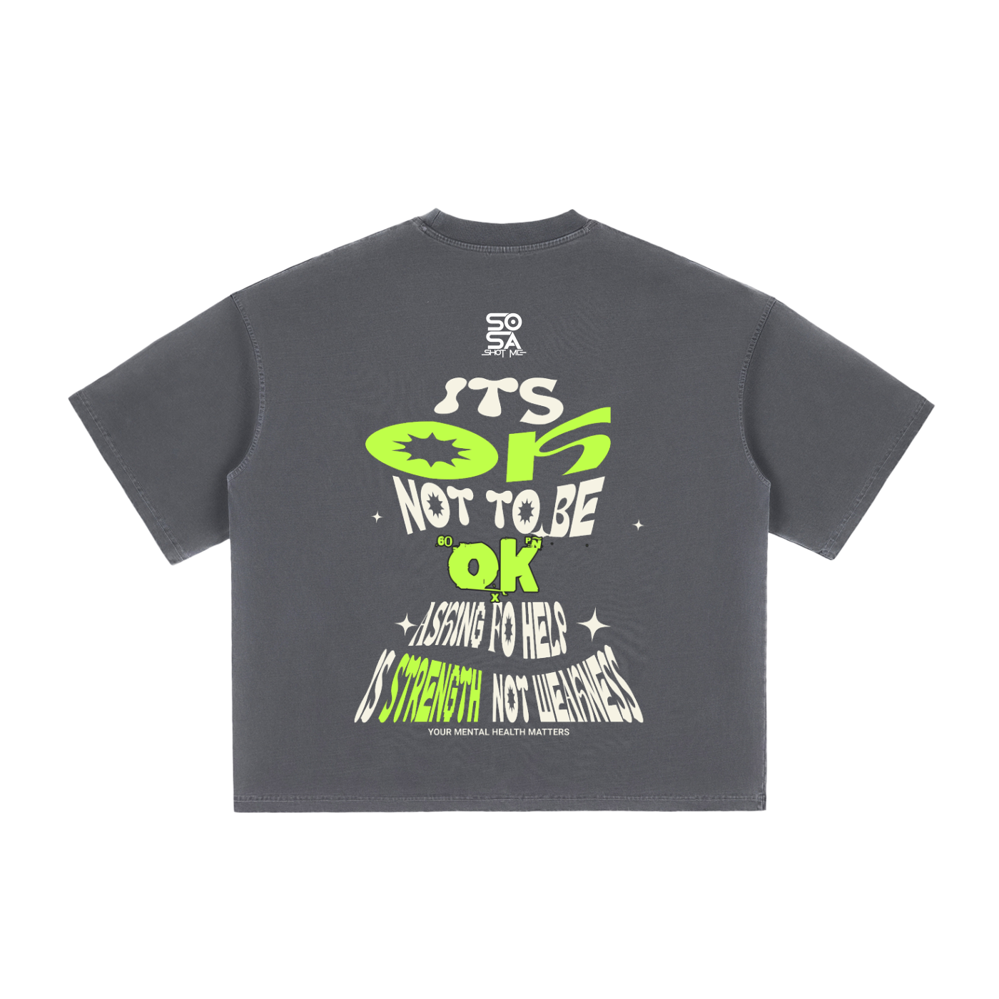 Mental health Washed Boxy T-Shirt