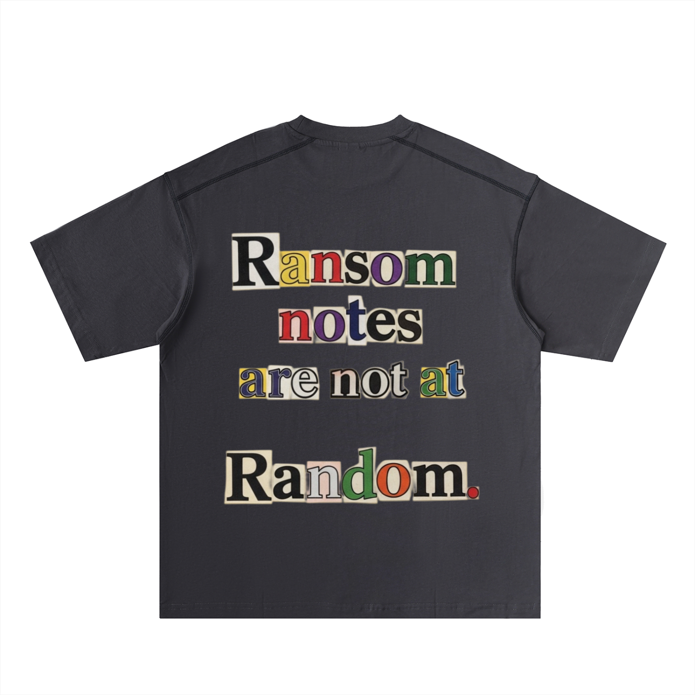 Oversized Contrast-Stitched Cotton Tee