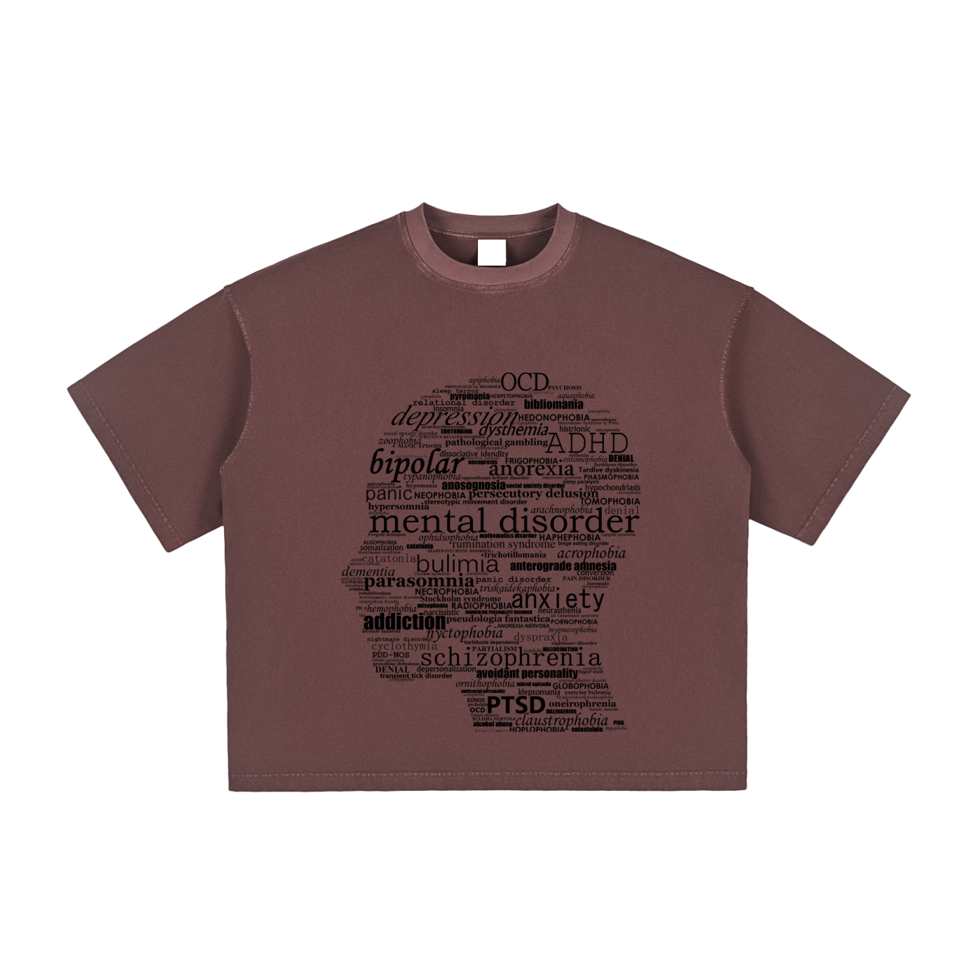 Mental health Washed Boxy T-Shirt