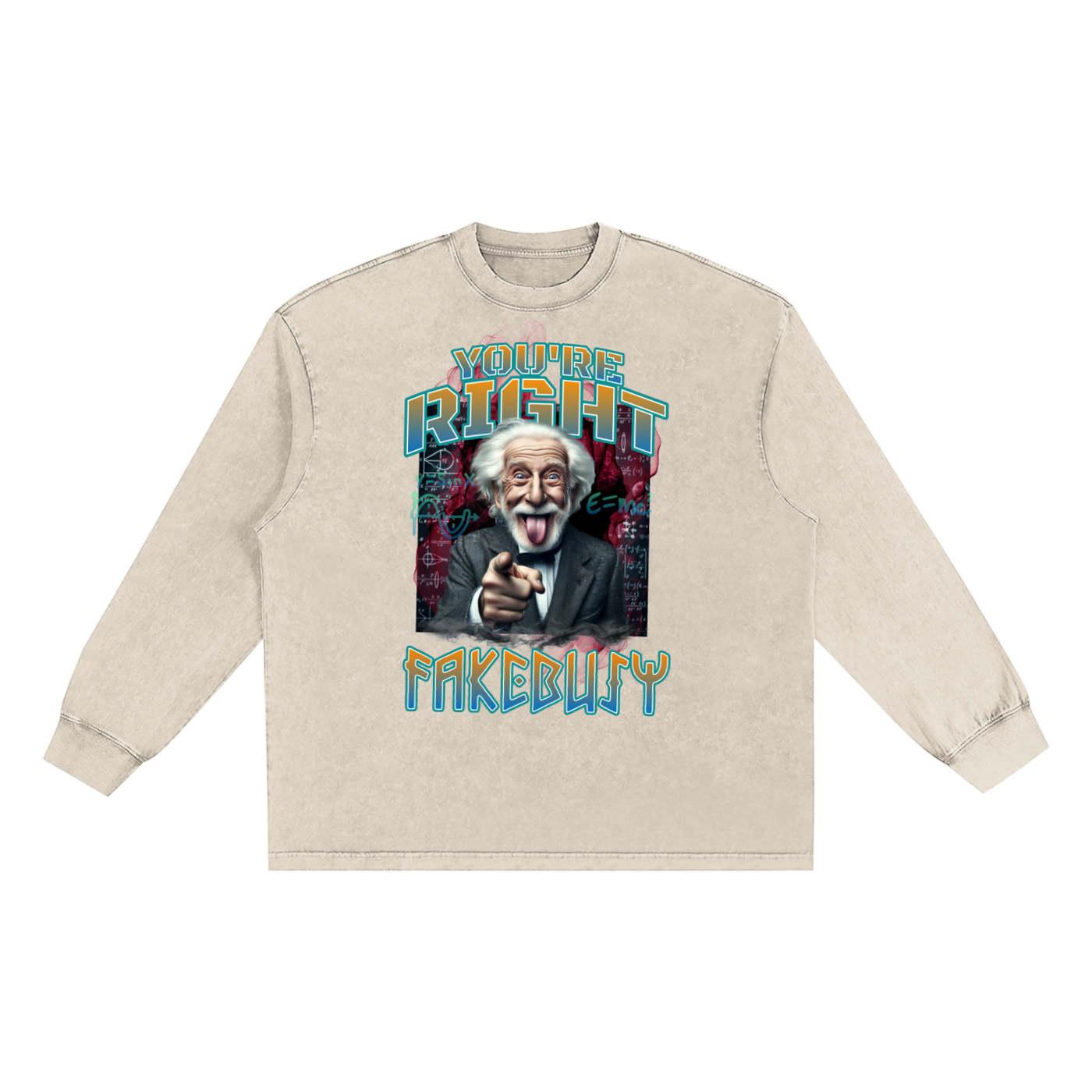 Snow Washed Frayed Edge T-Shirt