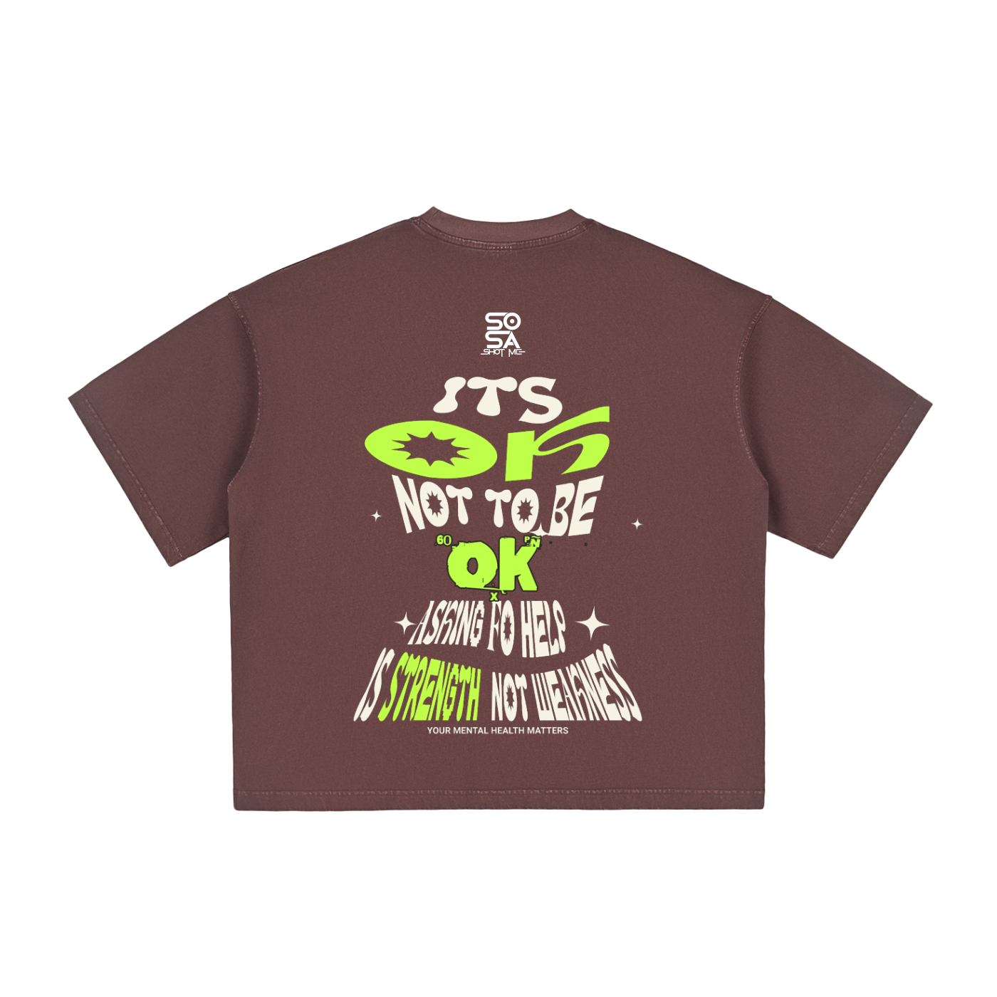 Mental health Washed Boxy T-Shirt