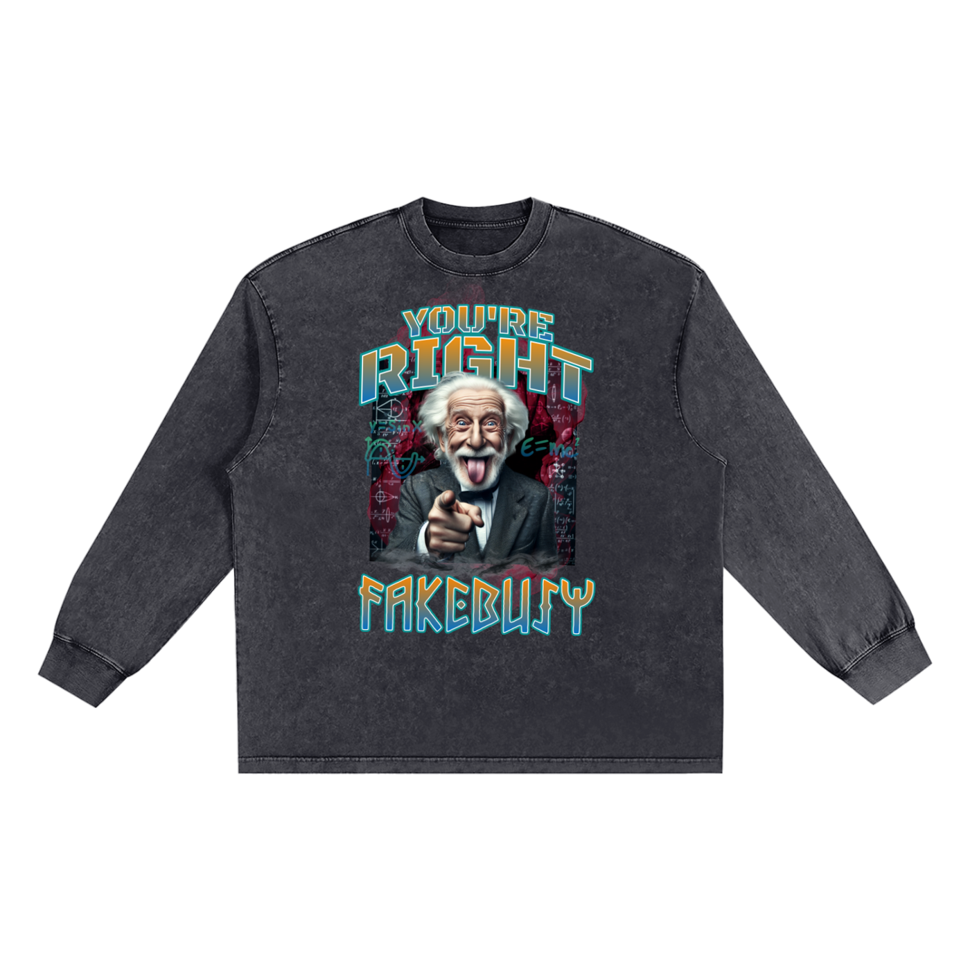 Snow Washed Frayed Edge T-Shirt