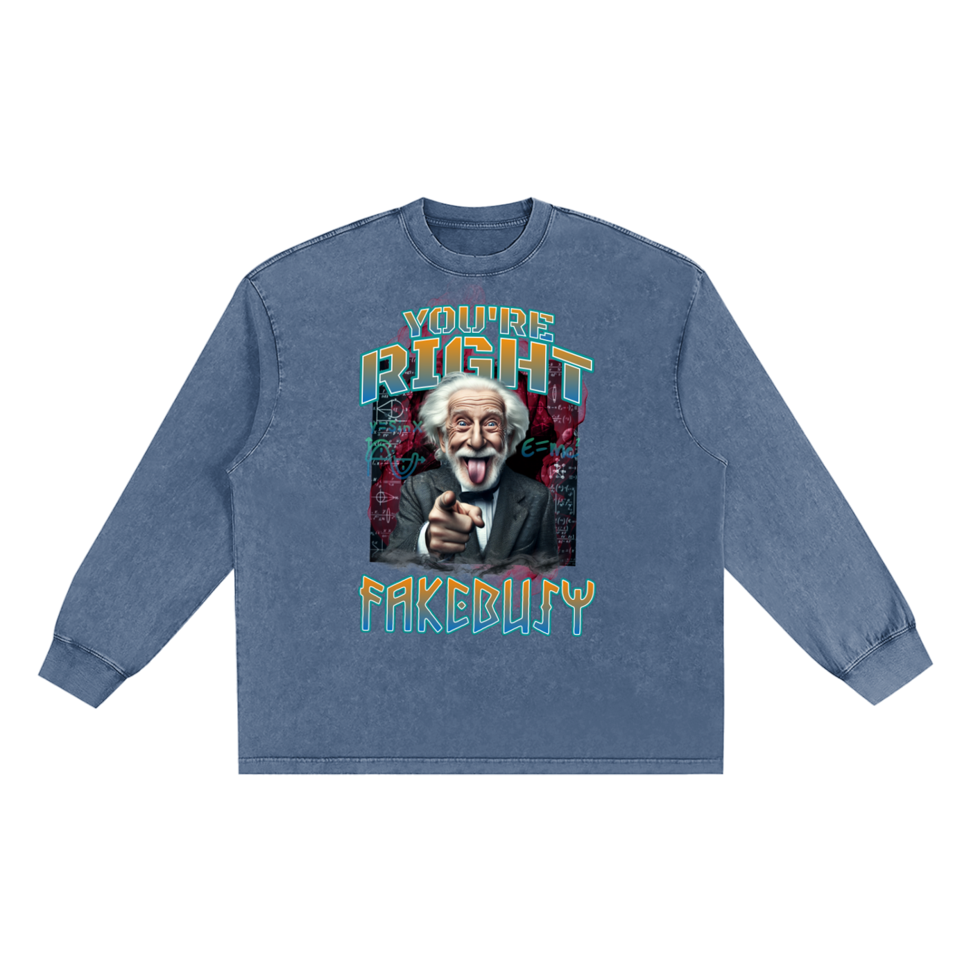 Snow Washed Frayed Edge T-Shirt