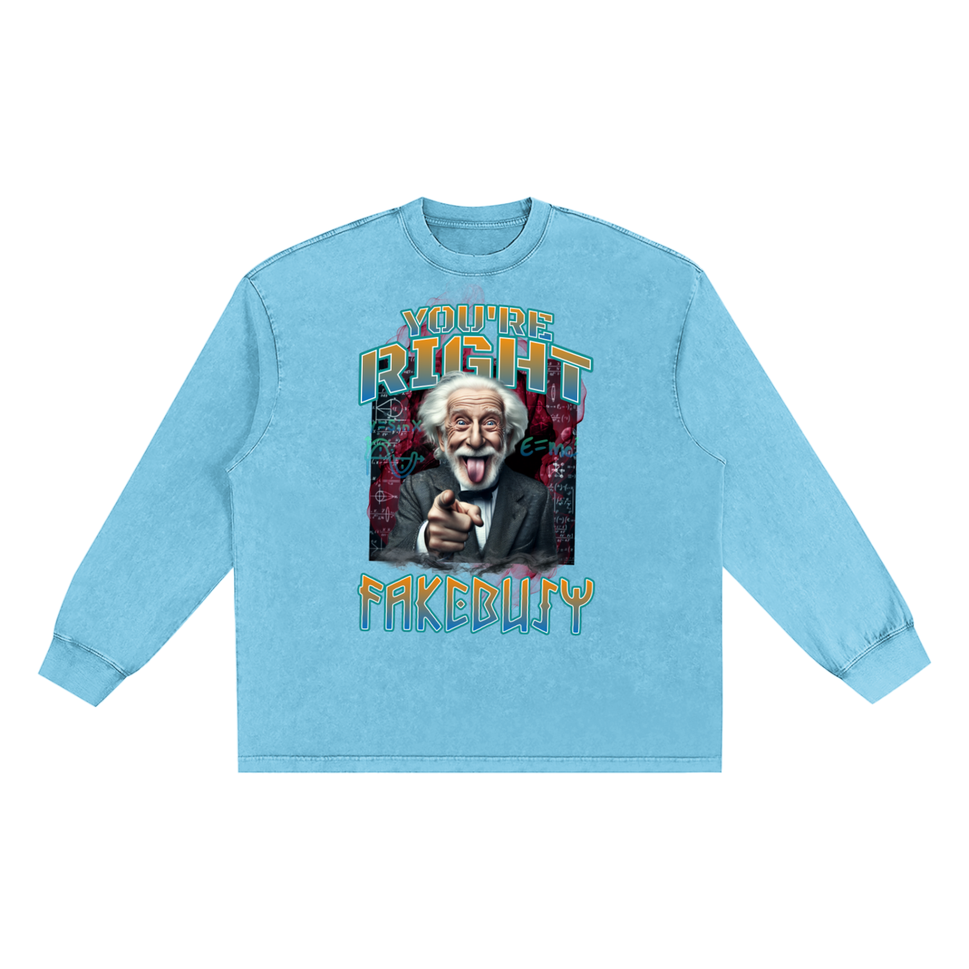 Snow Washed Frayed Edge T-Shirt